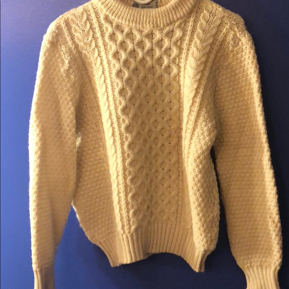 Irish wool sweater